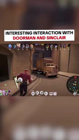 Interesting interaction with doorman and sinclair Via/0megaFlames #deadlockgame #deadlockvalve #deadlockclip #valvegames