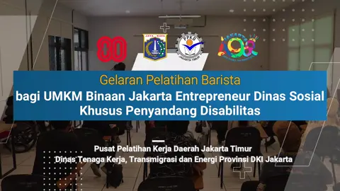 Hai! Sobat #PPKDJaktim, (28/08/2025) Sukses digelar Pelatihan Keterampilan UMKM Binaan Jakarta Entrepreneur Dinas Sosial (Barista) bagi Penyandang Disabilitas Kolaborasi antara PPKD Jakarta Timur dengan Dinas Sosial Provinsi DKI Jakarta. Kegiatan ini dilaksanakan selama 3 hari, yakni mulai dari hari selasa sampai dengan kamis, tanggal  26 sampai dengan 28 Agustus 2025 yang diikuti seluruhnya peserta sahabat disabilitas sebanyak 25 orang. Diharapkan dengan adanya Pelatihan keterampilan kerja ini para peserta khususnya sahabat disabilitas dapat meningkatkan keterampilan dan kemampuan dalam bidang Barista, sehingga dapat membuka peluang kerja dan meningkatkan kemandirian dan kesejahteraan hidup. #SalamKompeten Link : 🔸IG : 🔸FB : 🔸Youtube : 🔸tiktok :  🔸web :