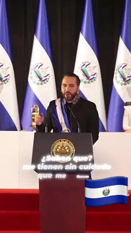 Saben que Oposición me tienen sin cuidado dice El presidente @Nayib Bukele 🧢🌎🇸🇻👏🙏🏻