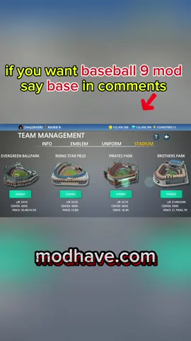 baseball 9 mod iOS and Android ⚾#baseball9 #baseball #mobilegame #gameplay #baseballlife #fyp #baseballtiktoks 