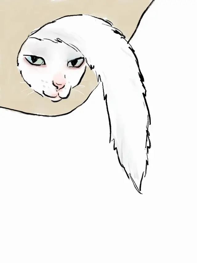 最近描いた奇特な猫猫🐱🐱#猫可愛い 
