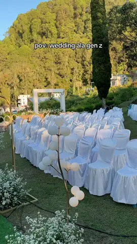 wedding dream come true. work for @momenity 🤍#wedding #Outdoors #sarangan #magetan24jam #fyp #weddingcontentcreator #decoration 