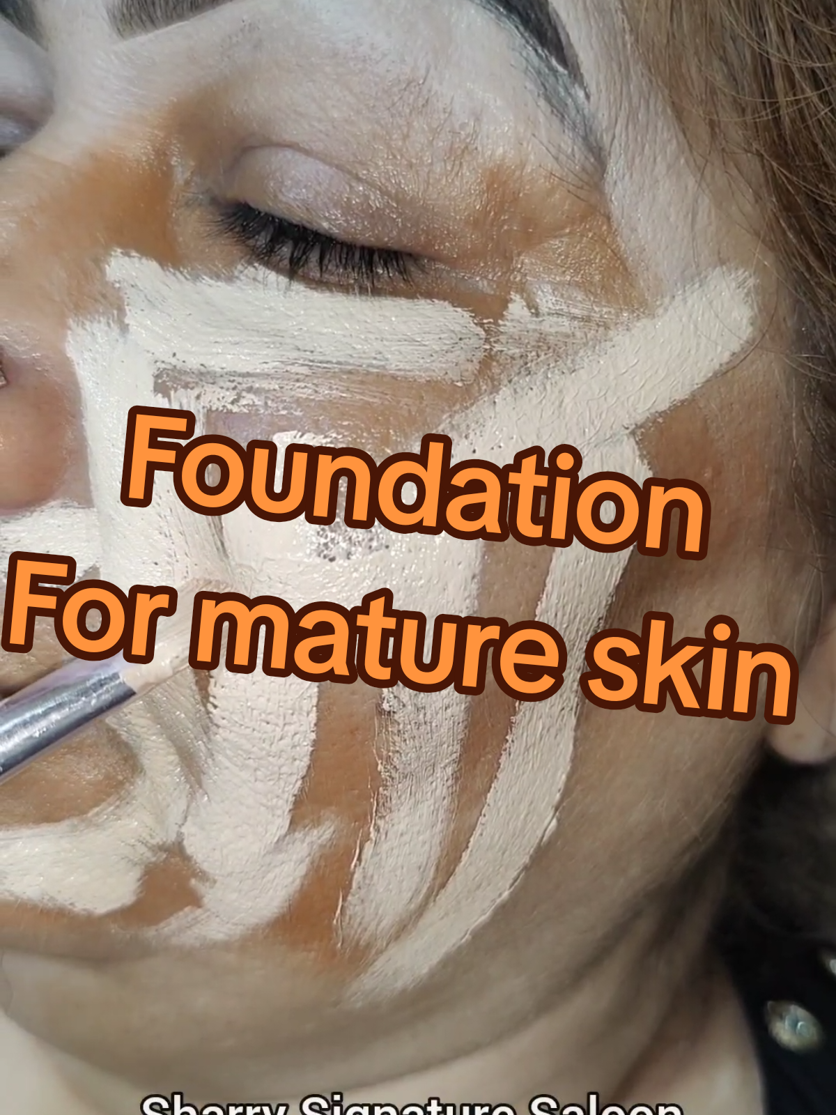 foundation For mature skin #sharrysignature #unfreezemyaccount #sharrysignaturesaloon #affordablefoundatio #eyemakeup @TikTok 
