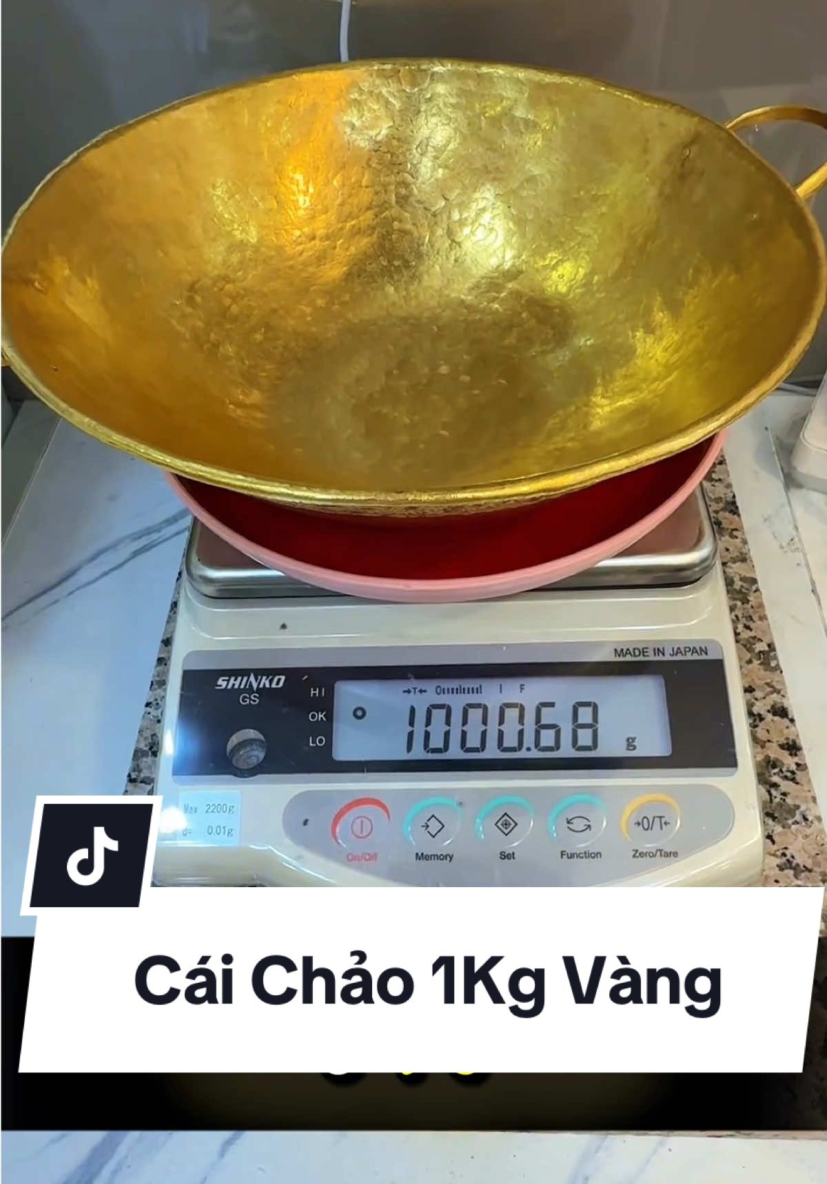 Cái Chảo 1Kg Vàng #xuongkhongto #trending #gold #jewelry #trangsuc 