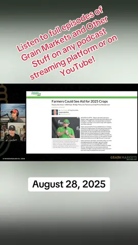 The USDA is weighing additional support for farmers facing low commodity prices. Speaking at the Farm Progress Show on Tuesday, Deputy Agriculture Secretary Stephen Vaden said the agency is exploring a “bridge” policy to provide short-term relief until stronger price supports under the new farm bill take effect in 2026. He noted that key programs such as ARC, PLC, and enhanced crop insurance will not begin until next year. The Commodity Credit Corp. (CCC), set to be replenished in November, could serve as a funding source for the 