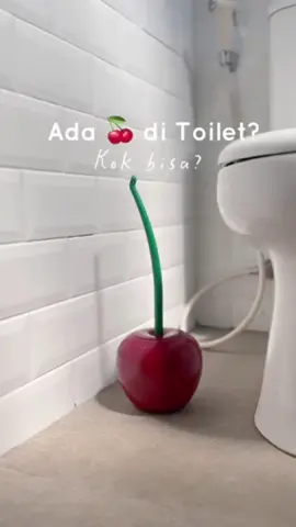 Dragon Sikat WC Buah Cherry Merah Maroon Lucu Gagang 25cm / Toilet Brush sikat wc kamar mandi #sikatwc 