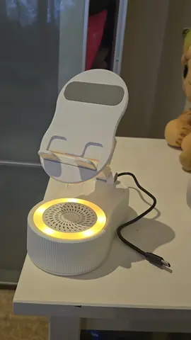 wireless speaker, charger and phone holder! also can be used as a little night light, sound is amazing, definitely recommend and one of the best things I've got from tiktok shop! #wirelesspeaker #wirelesscharger #phoneholder #bluetoothspeaker 