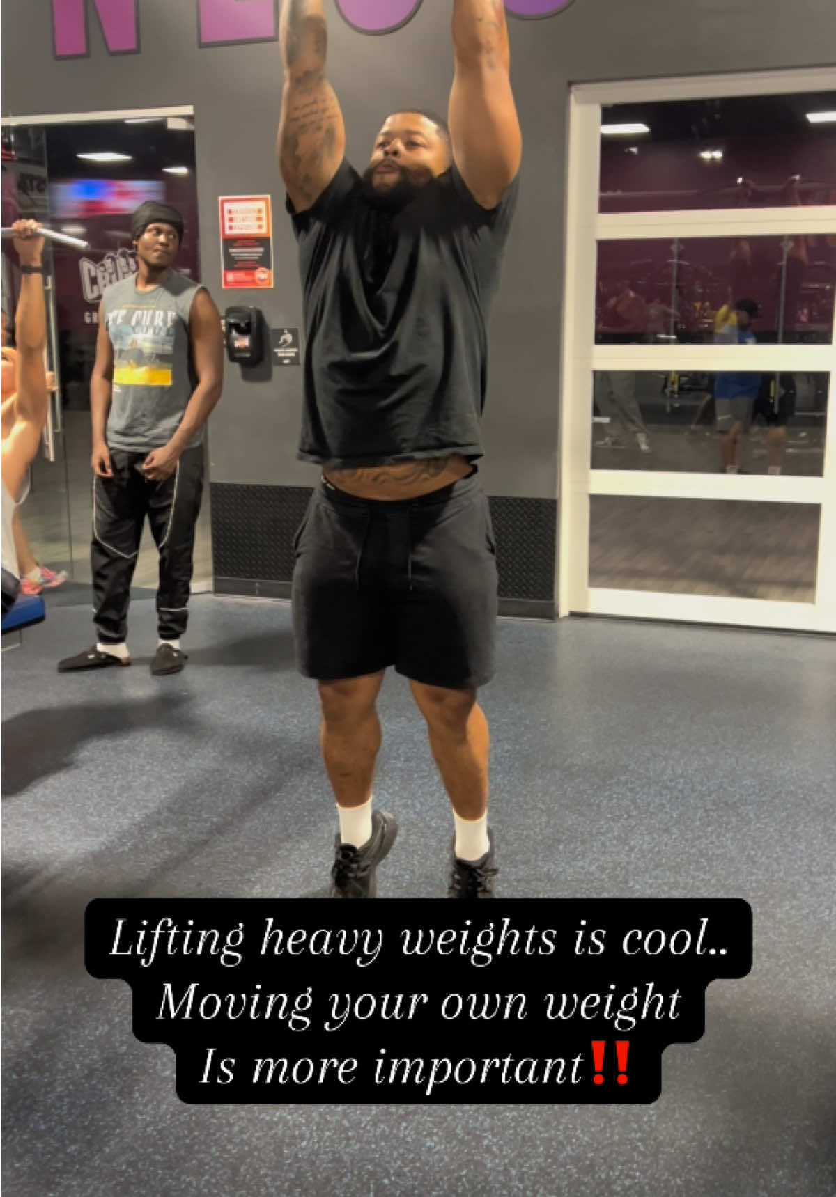 Lift your weight before more weight! #calisthenics #Fitness #gymmotivation #FitnessLifestyle #GymTok 