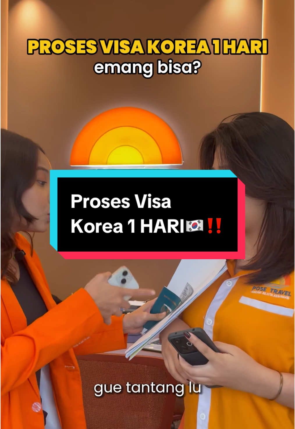 Urus Visa Korea bareng tim Pose, mustahil gak yaa... Selain dalam 1 hari, biar langsung siap masuk kedutaan🤭✅ #visakorea #1hari #proses #posetravelservices 