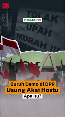Sejumlah buruh mengikuti aksi unjuk rasa di depan gedung DPR hari ini. 10.000 buruh ini dari Karawang, Bekasi, Bogor, Depok, Tangerang serta Jakarta. Aksi nasional bertajuk Hostum ini diprakarsai oleh Partai Buruh bersama Koalisi Serikat Pekerja Indonesia (KSPI).  Kreatif : Anggita Editor : Agus Patra #kpsi #hostu #buruhdemo #demo #buruh 