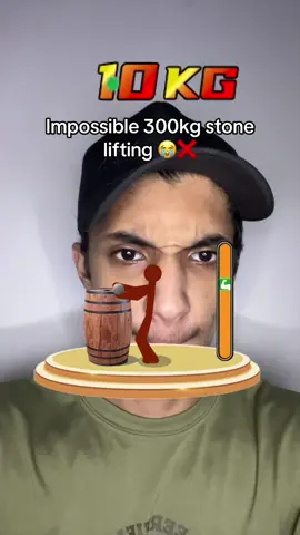 Impossible 300kg stone lifting 😭❌ #challenge #filter #impossible #filter #challenge 