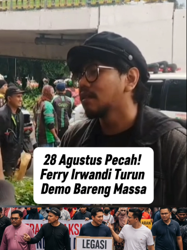 Bukan Hanya Bicara, Terpantau Ferry Irwandi Ikut Demo Hari Ini 28 Agustus 2025 di depan Gedung DPR / MPR RI. #ferryirwandi #demodpr #fypindonesia #demo 