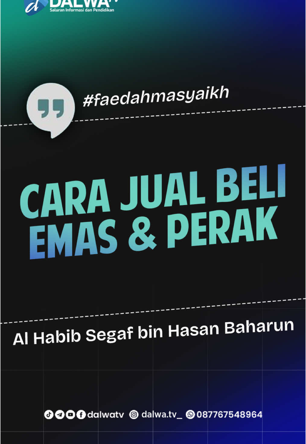 Al Habib Segaf bin Hasan Baharun - Cara Jual Beli Emas & Perak #dalwa #santri #islam #indonesia  ___________________________________ 📢 Butuh Komunikasi Cepat & Jelas? Sewa HT di ZON Rental Aja! 🎧 Urusan koordinasi jadi makin lancar dengan alat komunikasi profesional dari kami! ✅ Sewa HT (Handy Talky) kualitas jernih & tahan lama ✅ Cocok untuk event, wedding, konser, outbound, hingga proyek lapangan ✅ Tersedia paket harian, mingguan, hingga bulanan ✅ Support teknis, earphone & charger yang  🚚 Bisa antar-jemput ke lokasi 🎯 Hemat, praktis, dan siap pakai!