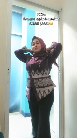 ayo anak² ikutin gerakan ibu ya🤭
