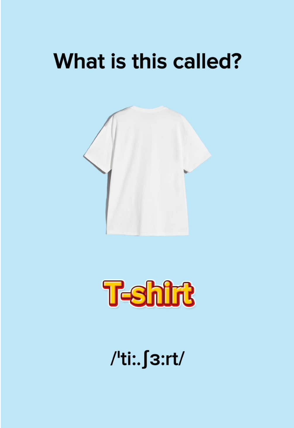 Clothing Items in English 👕👗 #LearnEnglish #EnglishPractice #EnglishVocabulary #EnglishMinute #EduTok