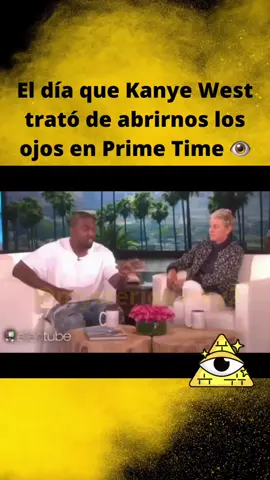 El día que Kanye West intentó decirnos algo en televisión pero a Ellen DeGeneres no le gustó demasiado porque sabía que era la verdad 👁️