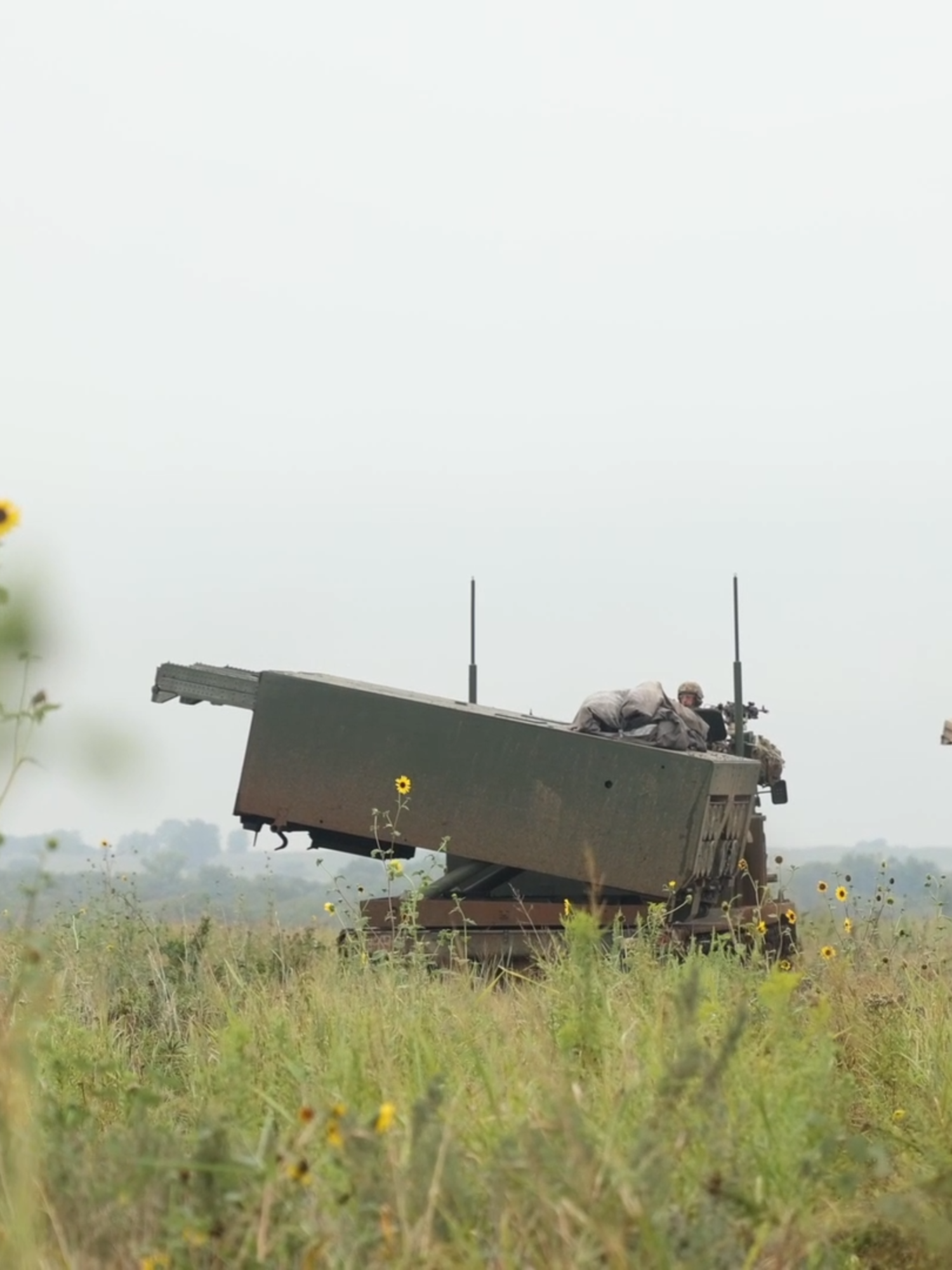 Multiple Launch Rocket System (MLRS) live fire training