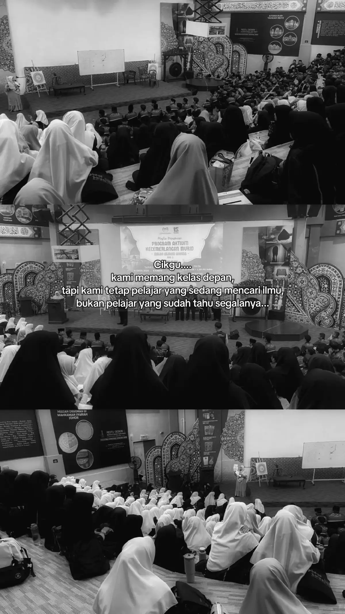 kami benci bila cikgu cakap 