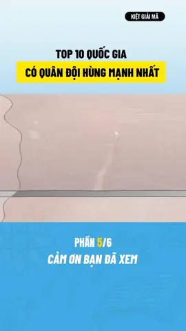 TOP 10 QUỐC GIA CÓ QUÂN ĐỘI HÙNG MẠNH NHẤT #kienthucquansu #kietgiaima #quansu 