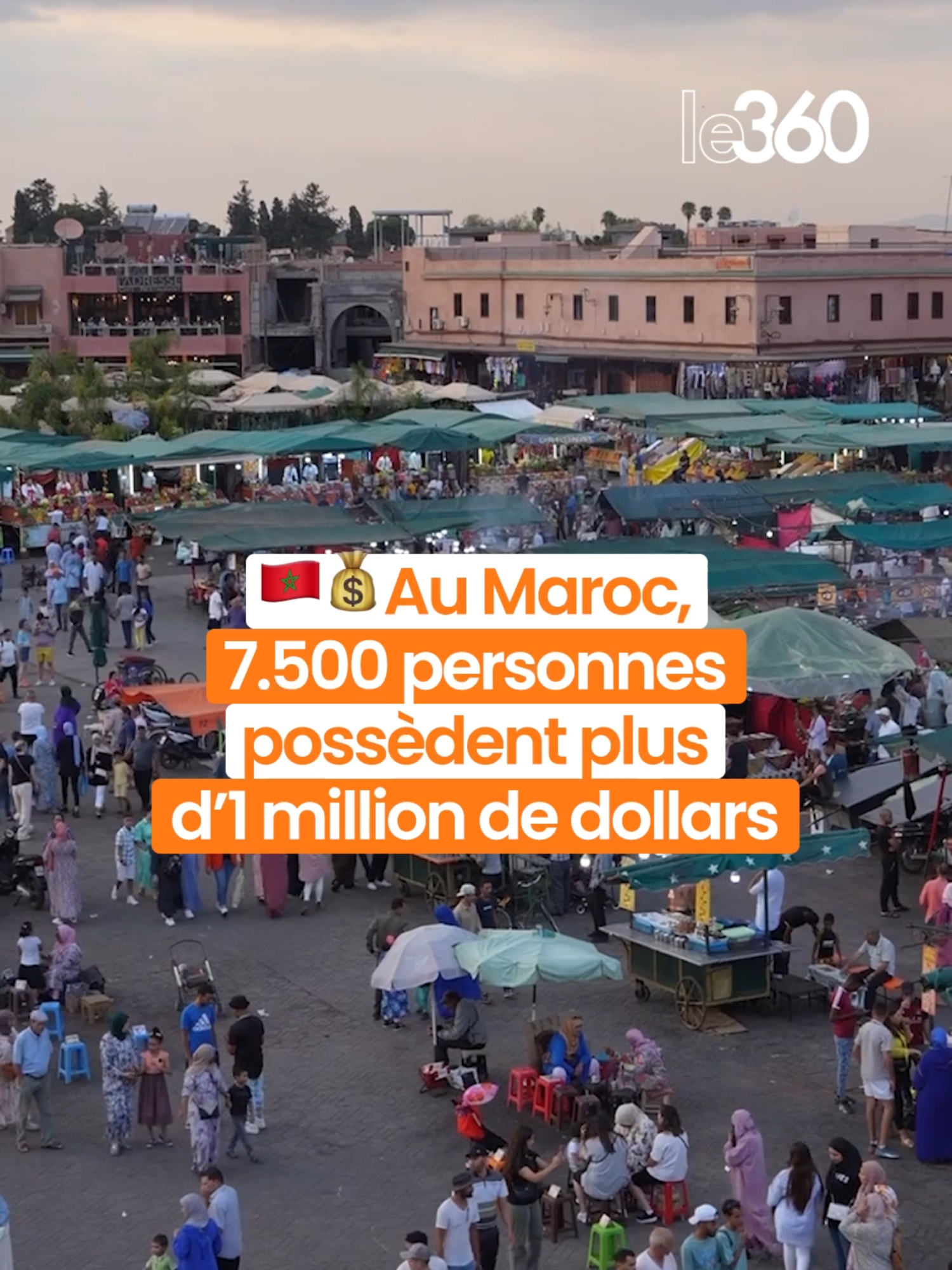 🇲🇦 Au #maroc, 7.500 personnes ont plus d’1 million de dollars 👉 le Royaume est dans le top 3 en #Afrique 💰 #casablanca #riches #millionaire