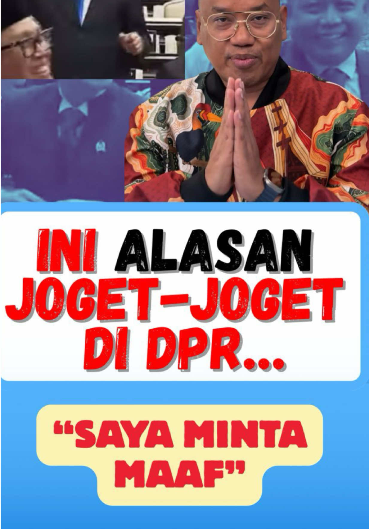 Jawaban kenapa ada joget2 di DPR ? Liat ending video
