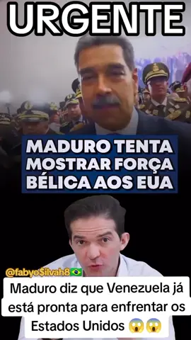 Madura chama frota de barcos de pesca e faz uma barcociata , e afirma que a Venezuela está pronta para enfrentar os Estados Unidos  #maduro #venezuela #guerra #donaldtrump #estadosunidos🇺🇸 