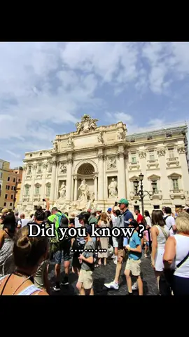 Underneath the Trevi Fountain ⛲️  Few people know you can actually go below the fountain — ancient ruins and the aqueduct that still feeds it today 🇮🇹💧 📍 Location in video 📹  . #rome #hacks #italy #travel #traveltips 