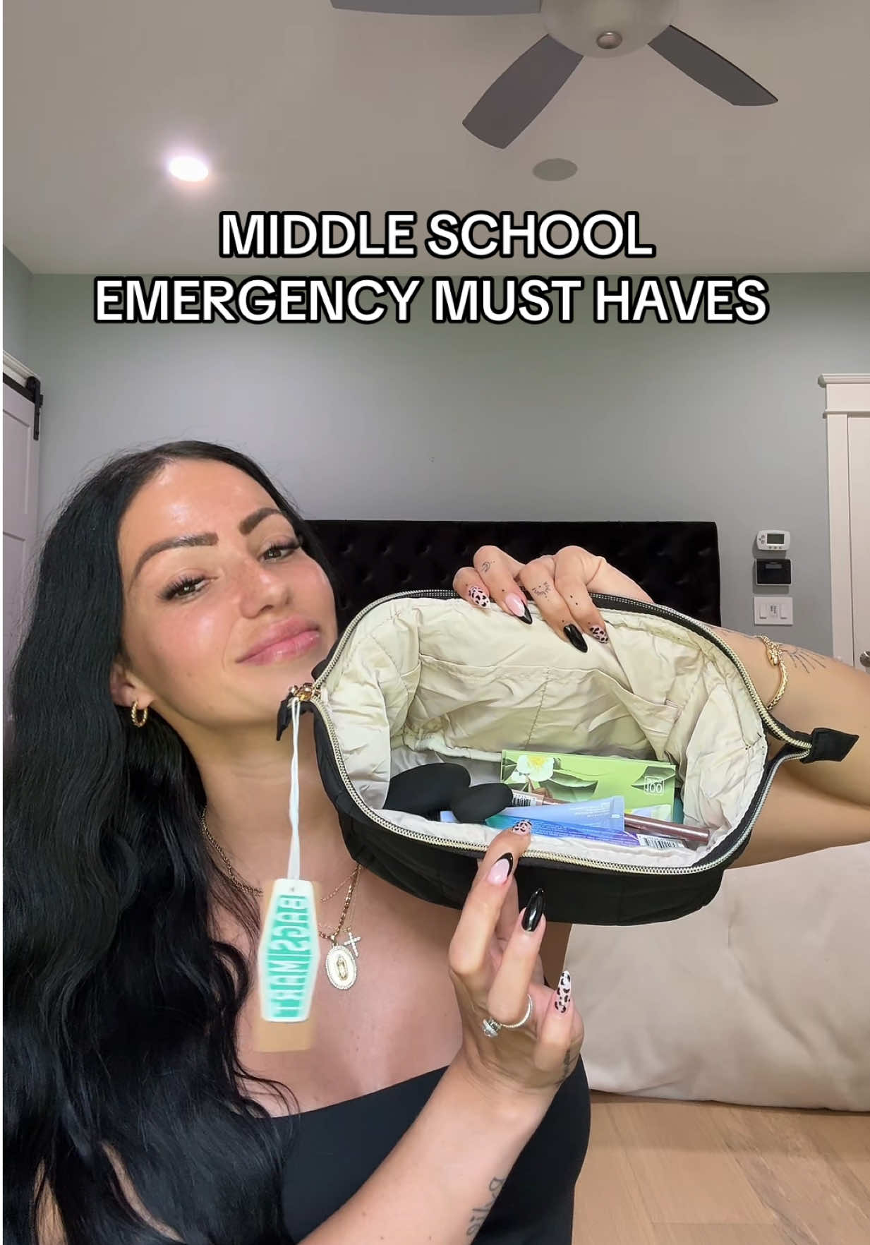 Middle school is basically The Hunger Games… so I made my daughter her own survival kit 😂 #MomsofTikTok #momtok #momsoftweens #middleschool #middleschoolemergancykit @Amazon 