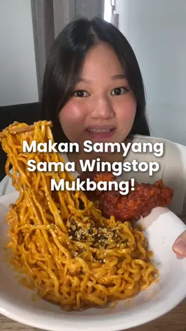 Combo pedes tapi nagih 😋 #mukbang #samyang #wingstop 