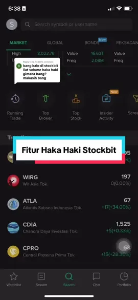 Replying to @re..13400 ini cara ngelihat sekilas saham2 yg demandnya lebih dari supplynya atau buying powernya lebih besar di saham tertentu. #tradingsaham #sahampemula #bandarmology 