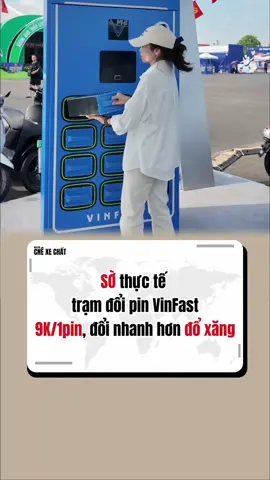 Trạm đổi pin xe máy điện VinFast. #xuhuong #xuhuongtiktok #vinfast #trending 