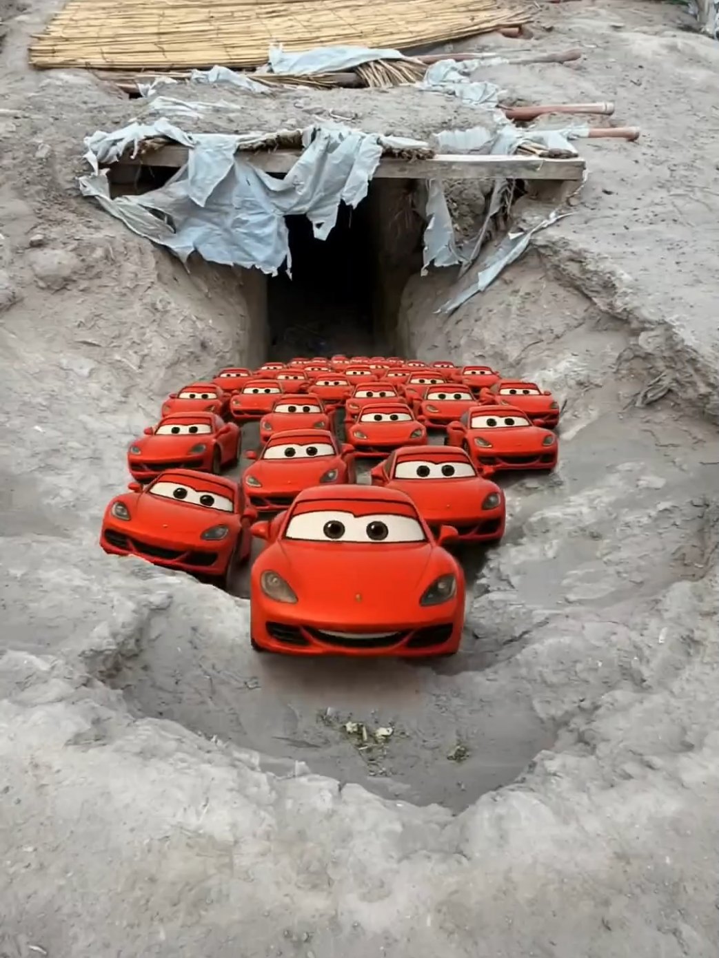 what happened with these cars in the tunnel #animation #carss #these #racingcars #Running 