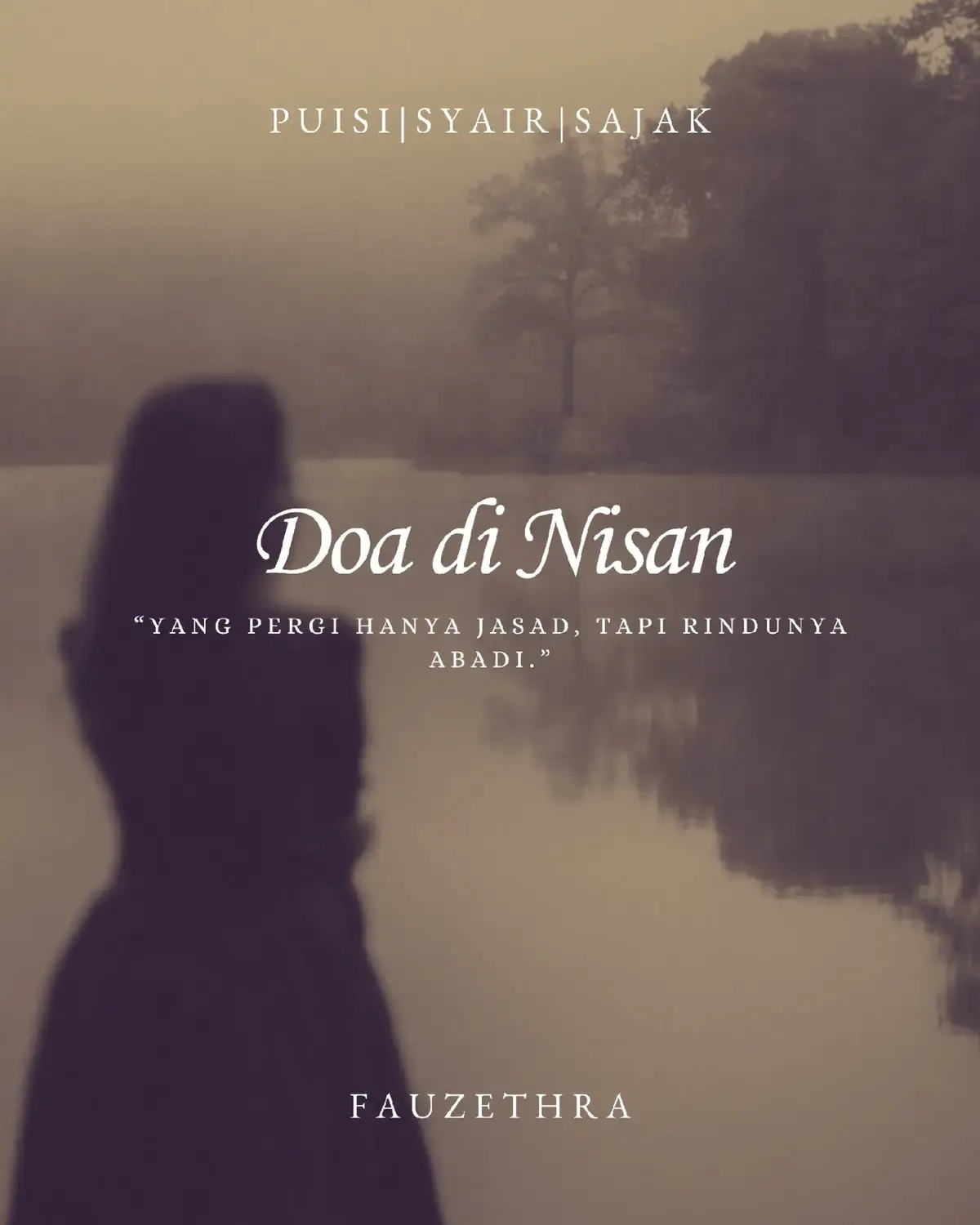 “Yang pergi hanya jasad, tapi rindunya abadi.” ~~~ Di batu nisan, namamu terukir diam, sementara aku, masih berbisik rindu. Bunga layu, tak seindah hadirmu, air mata jatuh, tak mampu membangunkanmu. Aku duduk lama, berbincang dengan bayang, meski jawabanmu, hanya hening panjang. Andai waktu bisa, kubeli dengan jiwa, aku ingin bersamamu, sedetik saja lagi. ~ 28 Agustus 2025 #puisi #fauzethra #fyp #foryou #foryoupage 
