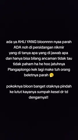 menguras emosii yeee bukan buzzer bukan fans hanya saja liat persidangan ini lebih dr persidangan kasus narkoboy korupsi dan pembunuhan 😌🥱 gini amat Konoha 🥱 #masukberandafyp #fyp #persidangannikitamirzani #nikitamirzani #promomakangajian 