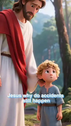 Jesus, why do accidents still happen, even to people who pray? #FaithTag #ChristianTikTok #JesusAndMe #jesuslovesyou #godisgood #christiankids #faithart #prayer #jesus