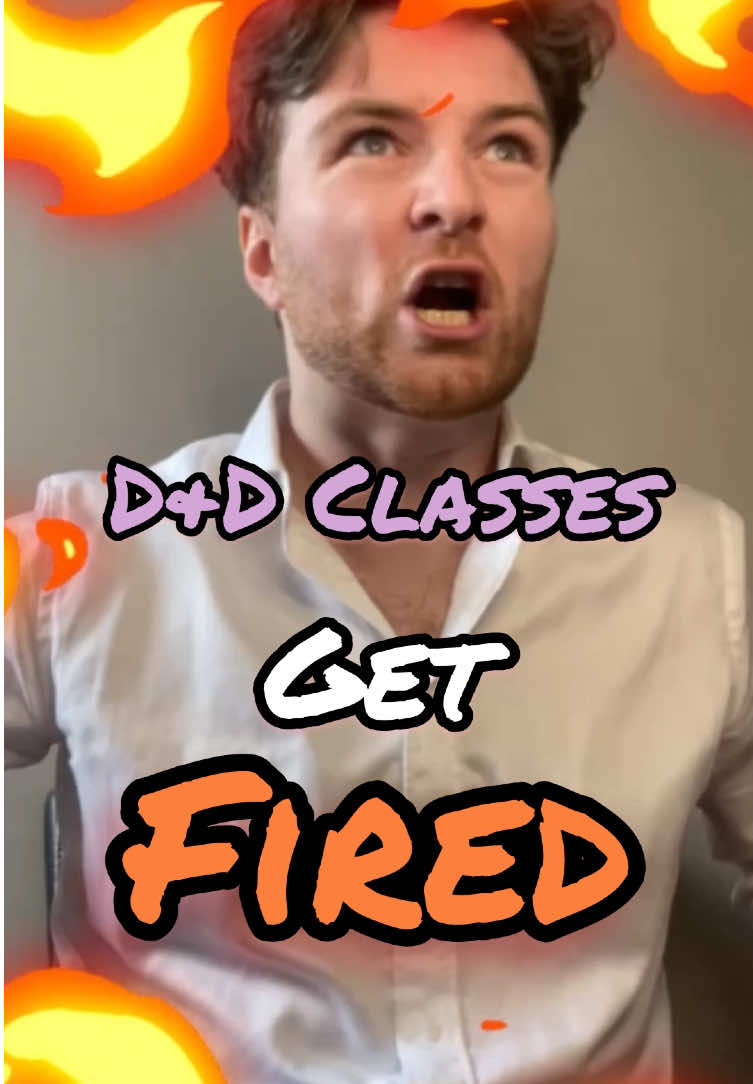 D&D Classes Getting FIRED Tag yourself, tag your friends, which one are you? #dnd #dungeonsanddragons #dndsketch #dndtiktok #fyp 