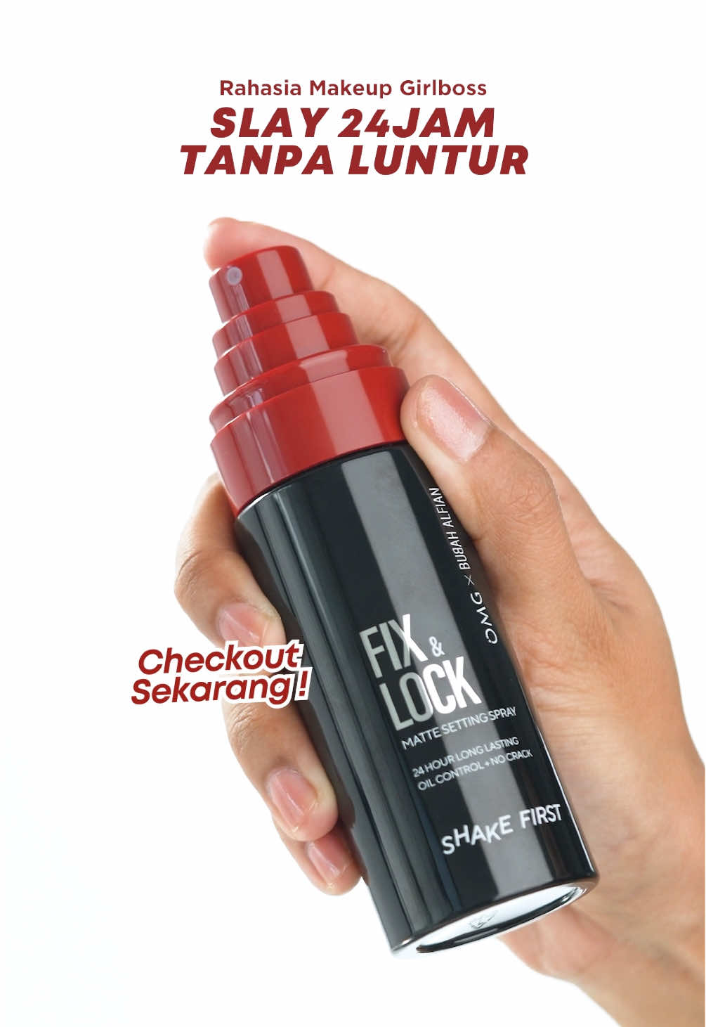 Ssttt🤫 Ini rahasia dari setting spray OMG, Girlboss! Kamu udah cobain sendiri belum?😍 #OMGBeauty #settingsprayomg #settingsprayviral 