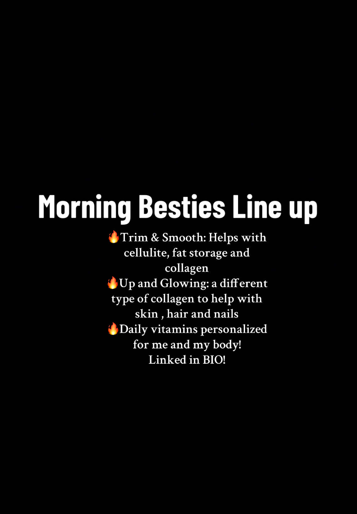 The long weekend is almost here!  My morning non tox supplement line up thays aided in my postpartum health and wellness results!  #nontoxicliving #postpartum #postpartumwellness #postpartumfitnessjourney #weightlossafterbaby 