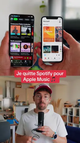 Je quitte Spotify pour Apple Music et je ne reviendrai jamais en arrière  #applemusic #apple #spotify #iphone 