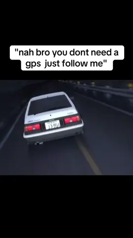 we yes WE are going 70 on a backroad because its faster than trying to take the backed up texas highway     #initiald #xyzcba #cars #takumi 