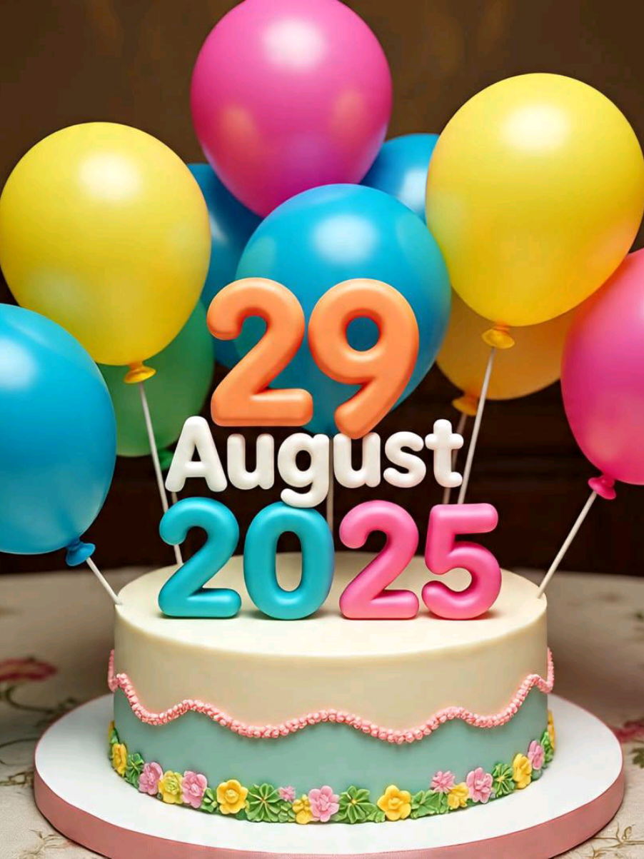 Birthday Template 29 August 2025 #birthday #happybirthday #happybirthdaytoyou #ulangtahun #hbd 