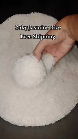 naka bagsak presyo nanaman ang ating 25kg Jasmine Rice.. Free shipping pa. #jasminerice #25kg #rice 