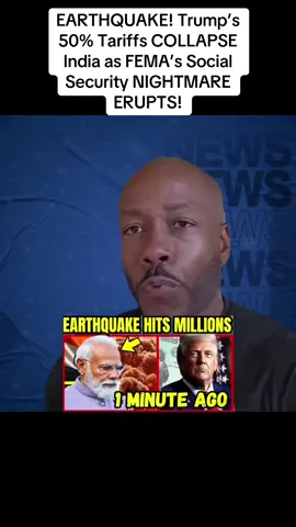 Part 1-EARTHQUAKE! Trump’s 50% Tariffs COLLAPSE India as FEMA’s Social Security NIGHTMARE ERUPTS!#ronyates #news #breakingnews #trump #ronyatesvdh 
