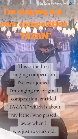 GOT TALENT! I'm very emotional at that moment  while singing my own composition 
