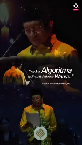 Menteri Agama RI, Prof. Dr. Nasaruddin Umar, MA. “Ketika Algoritma Lebih Kuat Daripada Wahyu” Pada hari Jumat, 22 Agustus 2025 di Teater Jakarta, Taman Ismail Marzuki. #menteriagama #nasaruddinumar #kemenbud #puisi #sasanasastra   