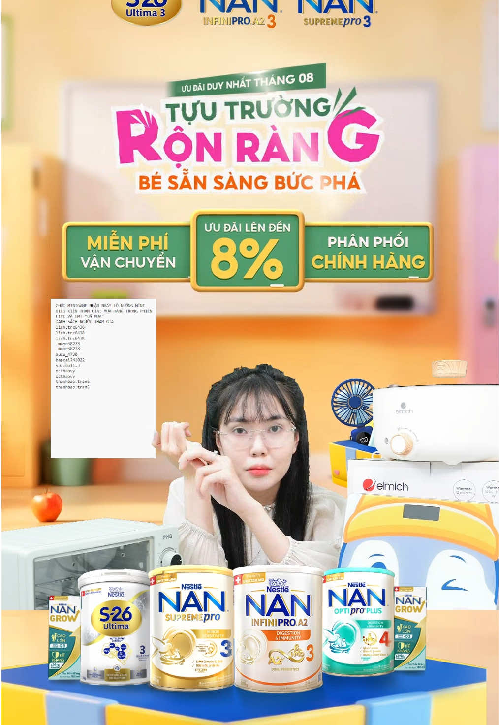 Săn sale Nestlé Nan Sữa Mát Thụy Sĩ #nestlenan #sansale #momandbaby #suamat 