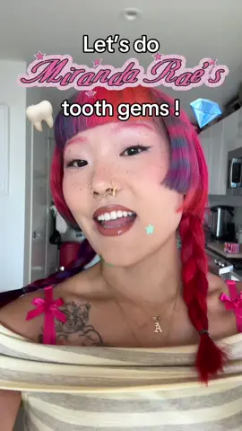 TOOTH GEMS 💎🦷 for @miranda rae ⭐️ #teethbyameya #nyc #toothfairy 🧚🏻‍♀️ 