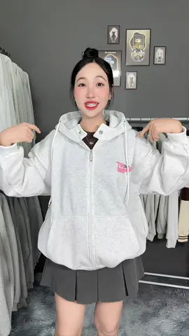 Hơn 100k xíu thôi nha🥰 #aokhoac #aohoodie #hoodiezip #hoodie #fyp 