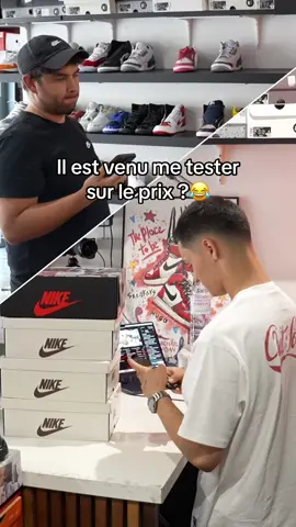 Ce client nous a amené 4 grosses paires et a voulu nous tester sur le prix ?🤣 Vous auriez proposé combien ?👀 #swavekiqs #sneakers #travis #resell 