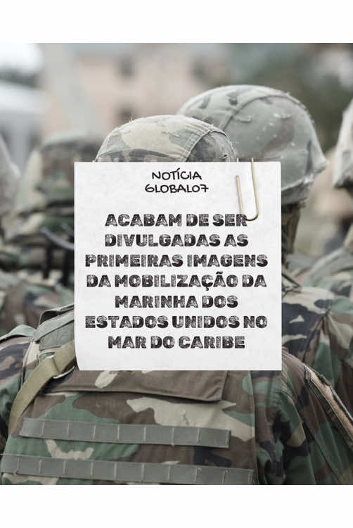 🚨🇻🇪🇺🇸 | Acabam de ser divulgadas as primeiras imagens da mobilização da Marinha dos Estados Unidos no Mar do Caribe, ainda em Curaçao, 67km da costa da Venezuela, parte da ofensiva do presidente Trump para intensificar o combate ao narcotráfico e a captura de Maduro.